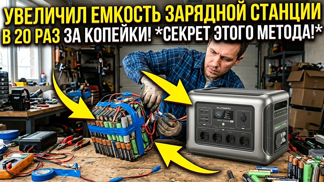 Как дешево расширить любую зарядную станцию ? ⚡ ( пример на Allpowers ​​)