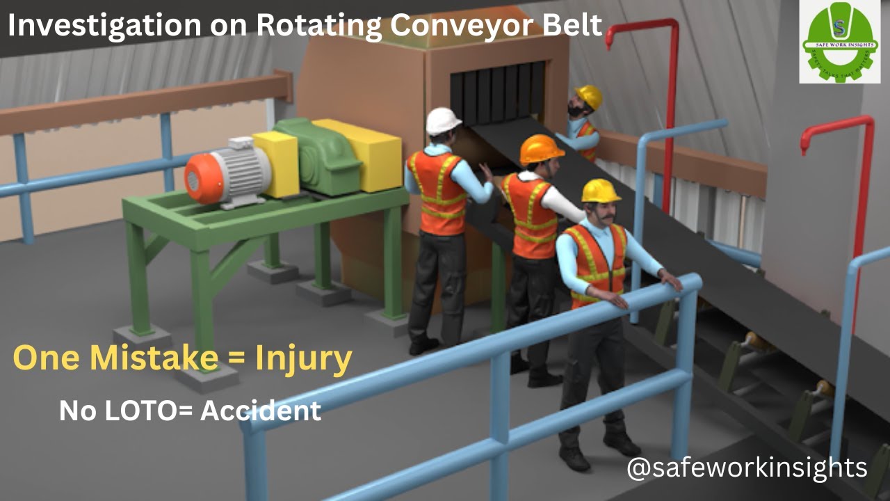 Worker Hand Caught in Conveyor Belt Accident  Investigation  Safety Lessons Root Causes & Prevention