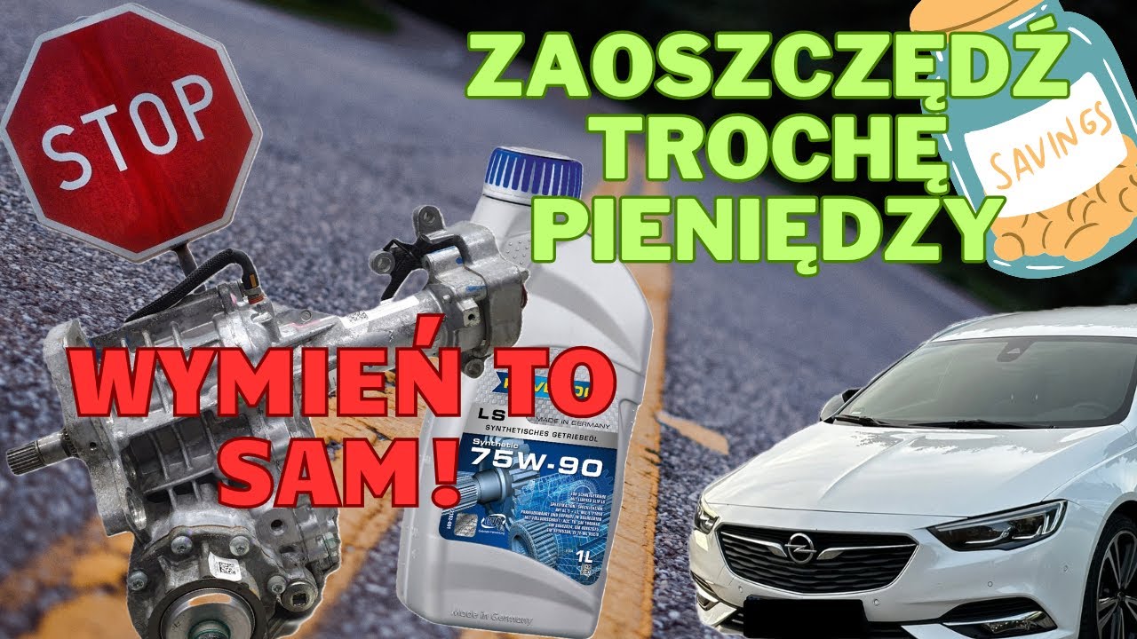 Opel Insignia B (Z18) - Wymiana oleju w reduktorze skrzyni biegów/skrzyni transferowej