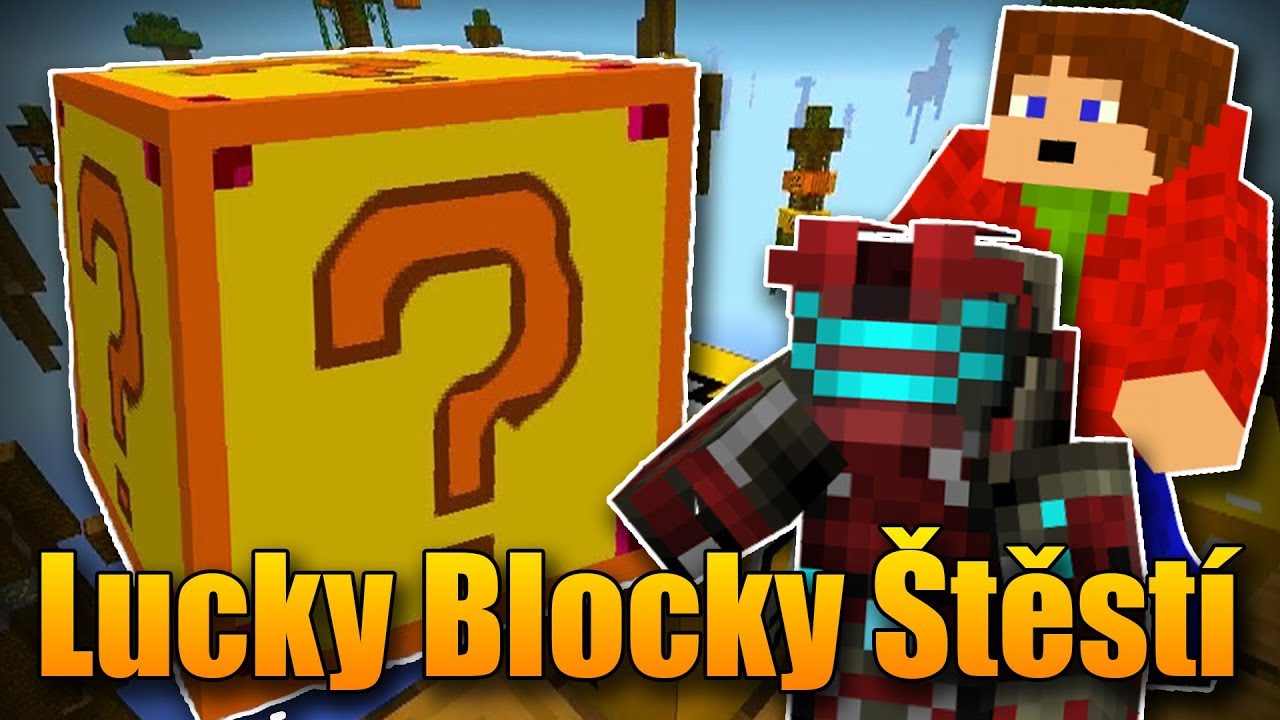 LUCKY BLOCKY PLNÉ ŠTĚSTÍ!😱😍Minecraft Lucky Block Race w/Porty