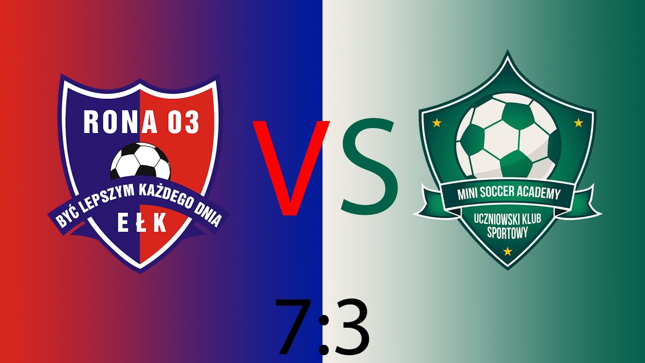 UKS Rona 03 EŁK  UKS Mini Soccer Mrągowo C1 Trampkarz 8 05 2021 (2 POŁOWA)