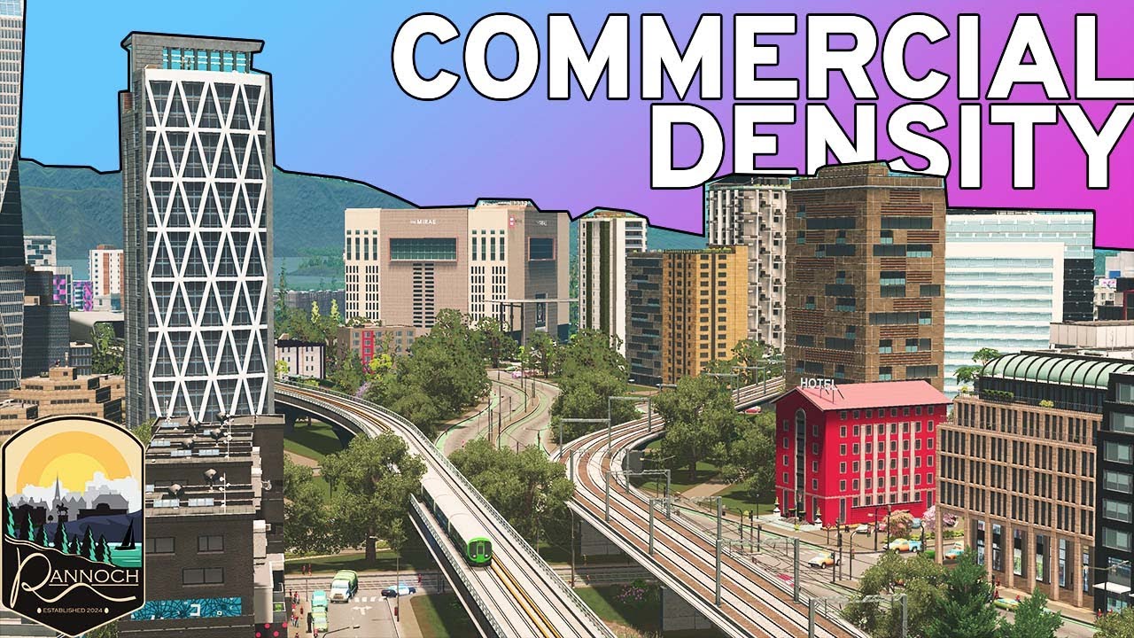 Creating DETAILED Commercial Plazas In Cities 1!