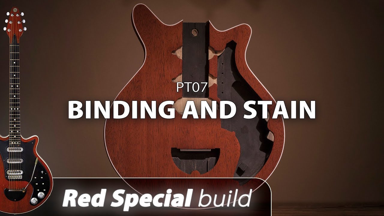 Red Special Build - PT07 - Binding and Stain