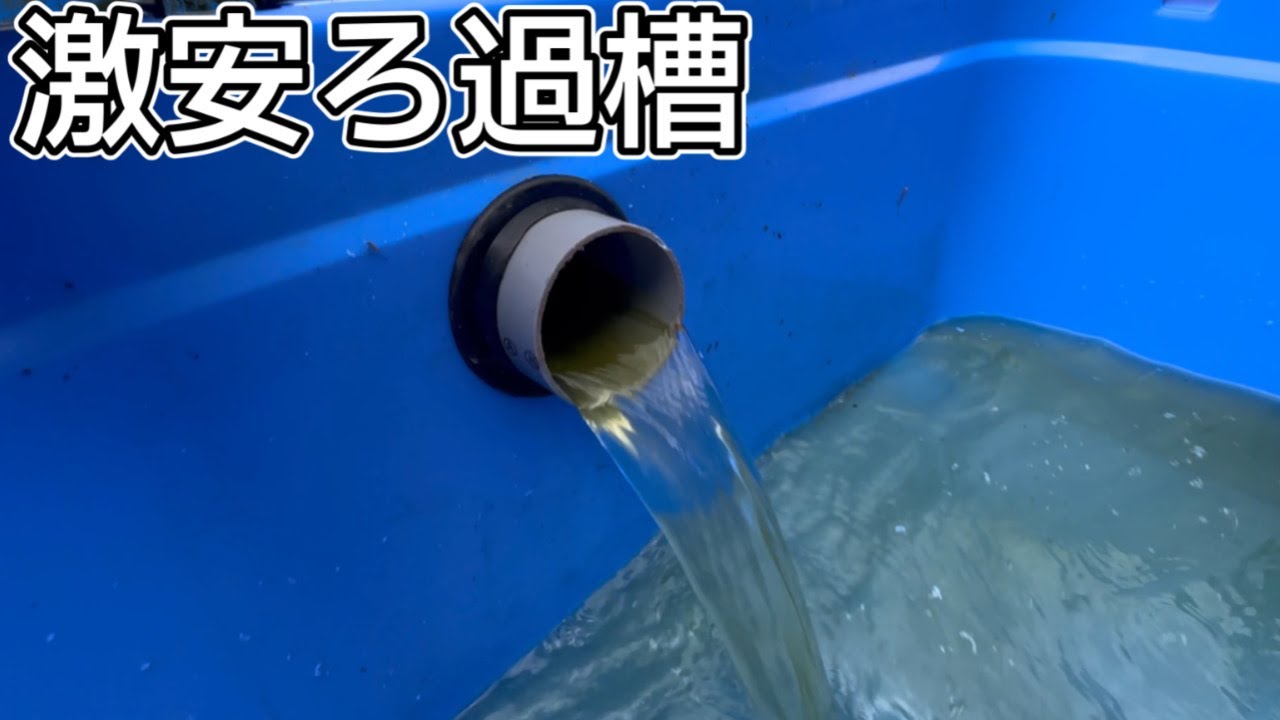 激安濾過槽の作り方