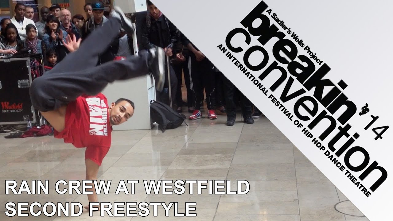 Rain Crew Breakin' Convention bboy freestyle second set at Westfield Stratford