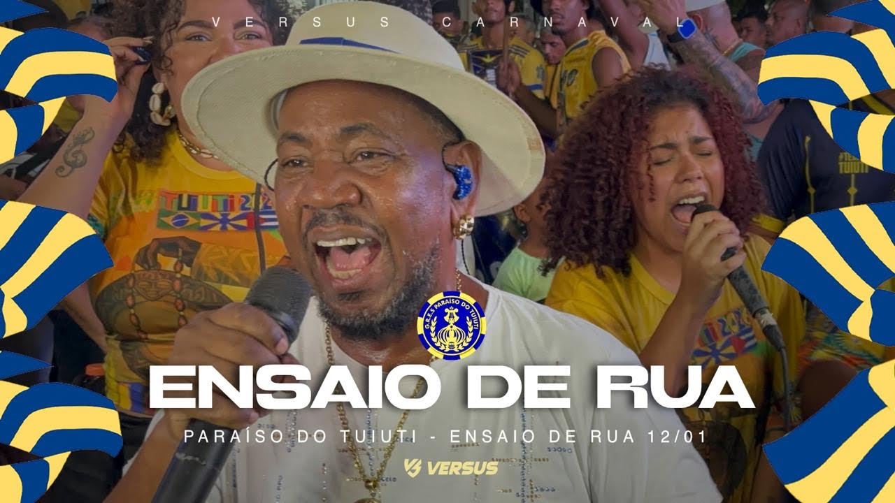 PARAÍSO DO TUIUTI 2026 - ENSAIO DE RUA 12/01 - COM MAYARA LIMA COMPLETO