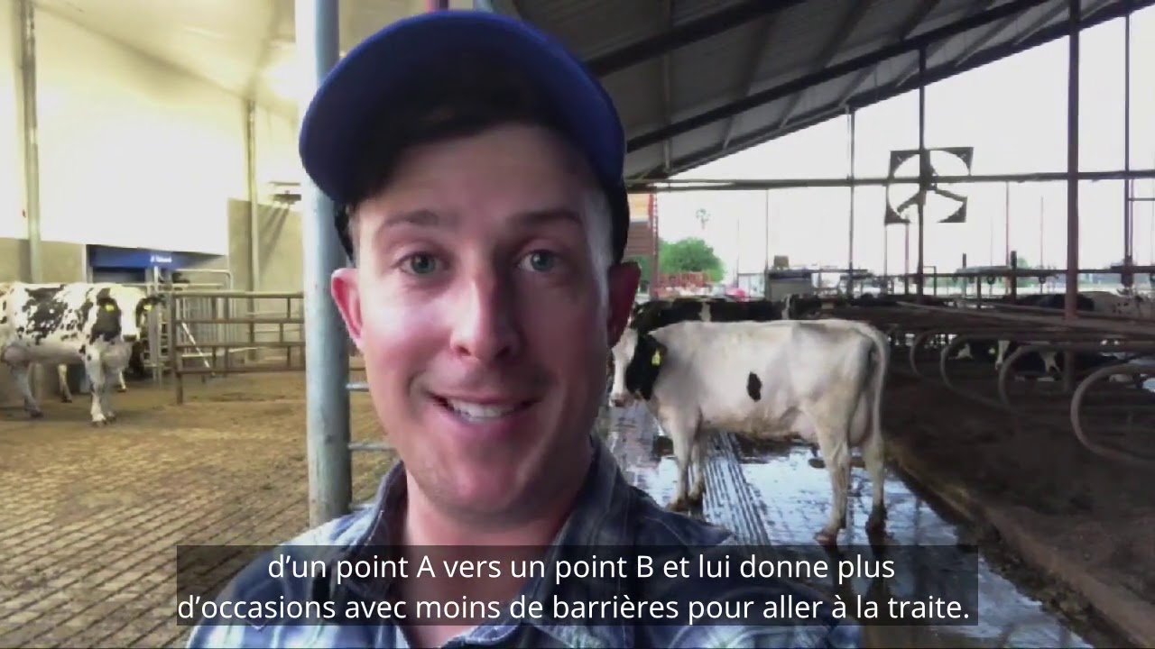Jones Farm | DeLaval Robotics Virtual Tour - FR Subtitles