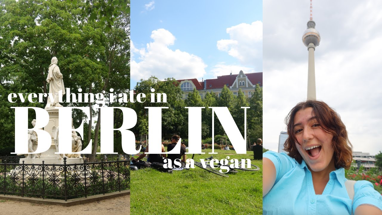 what i ate in berlin as a vegan | brammibals donuts, veganz, & more