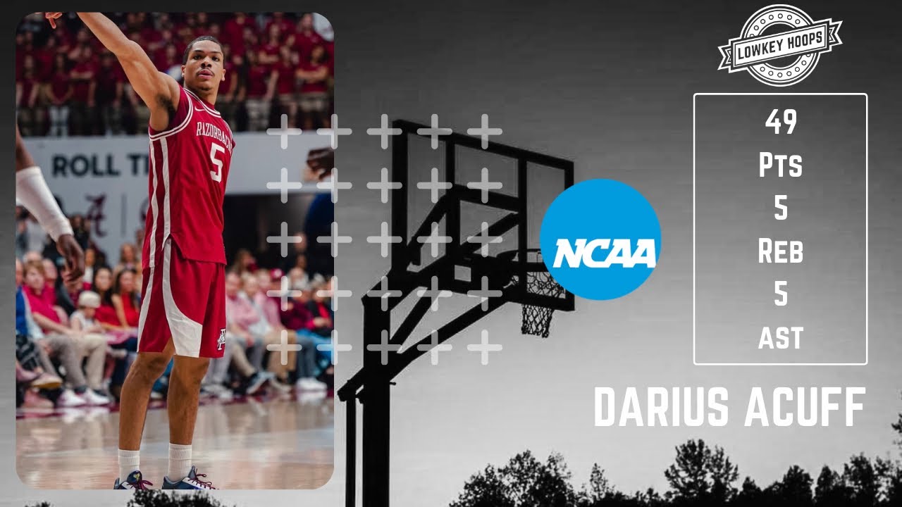 Darius Acuff DROPS 49 Points 😳🔥 | Freshman Record Performance vs Alabama