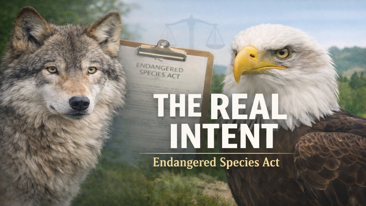 The Real Intent of the Endangered Species Act