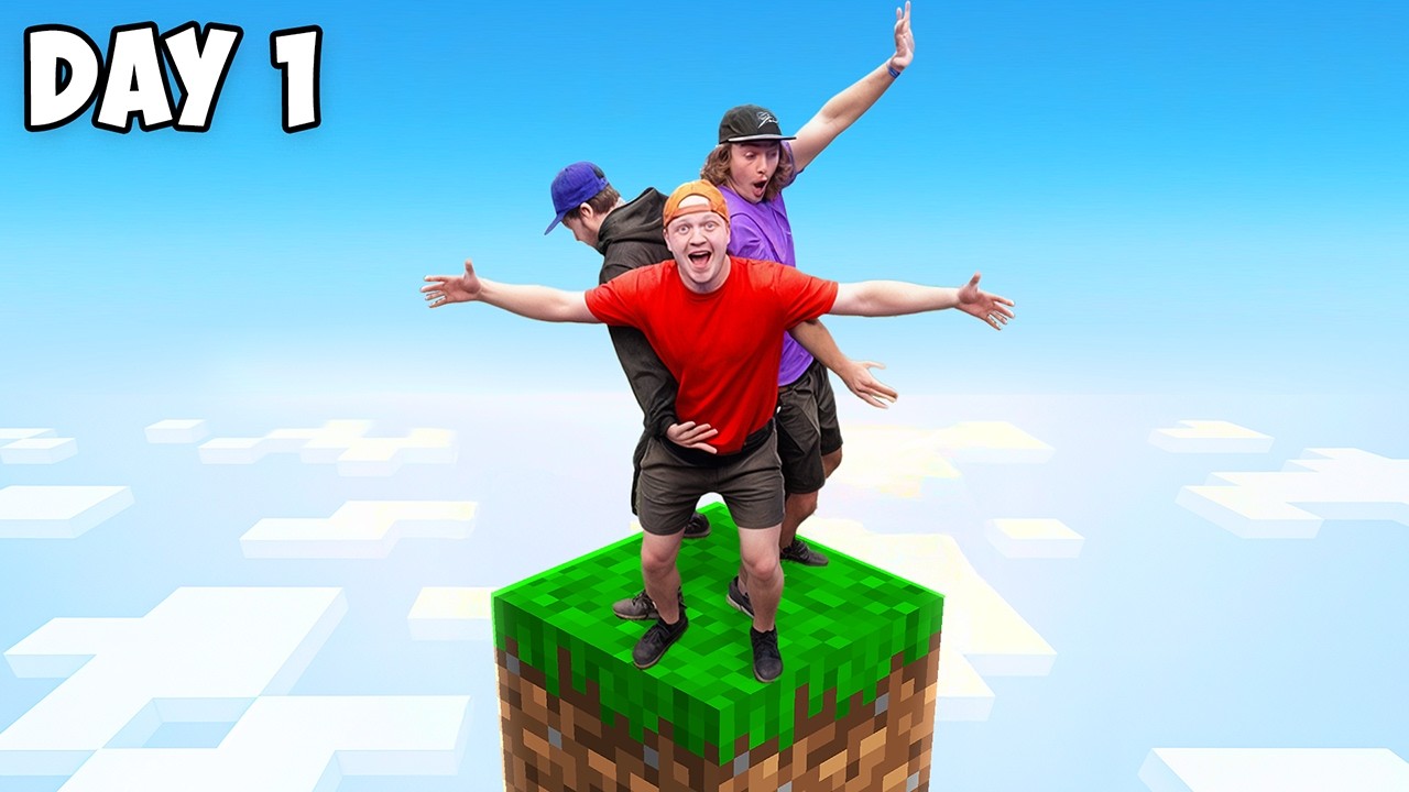 I Survived One Block in Minecraft (Day 1)