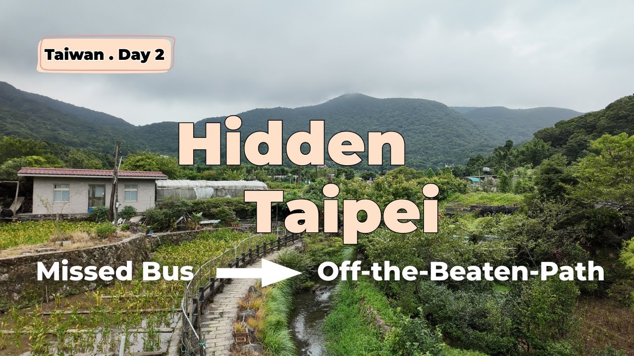 Missed the Bus&hellip; Found what Tourists NEVER See in Taipei | Taiwan Day 2 🪻😳