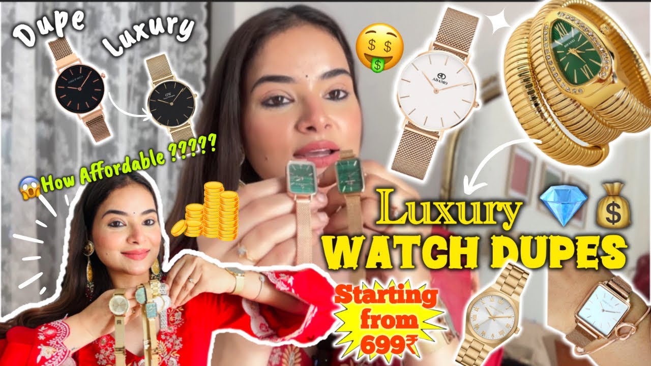 I Found Luxury 😱Watch Dupes👀⌚️on AMAZON 🛍️ Staring from 699₹🤑/Amazon Haul 