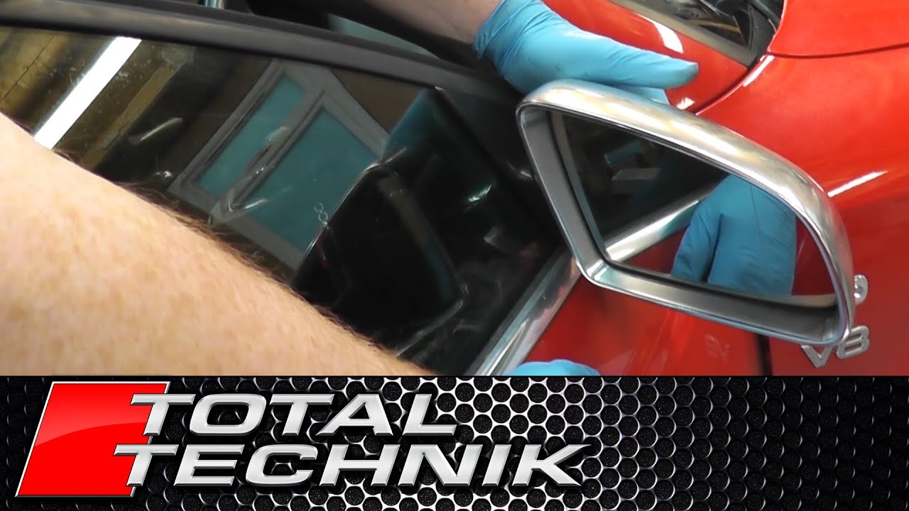 How to Remove Wing Mirrors - Audi A4 S4 RS4 (B6 B7)  - PART 2 (of 2) TOTAL TECHNIK