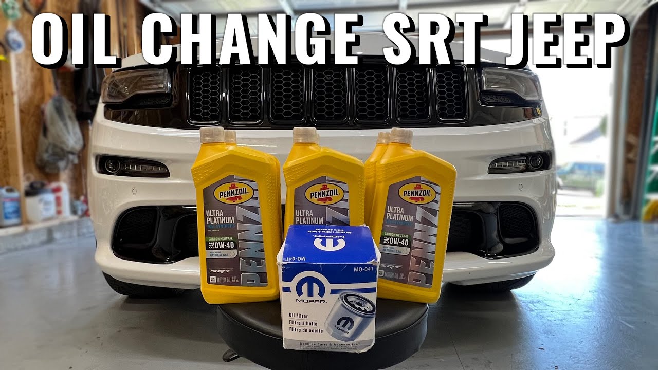 How to Change Oil 12-22 SRT Jeep Grand Cherokee/18-23 Durango SRT