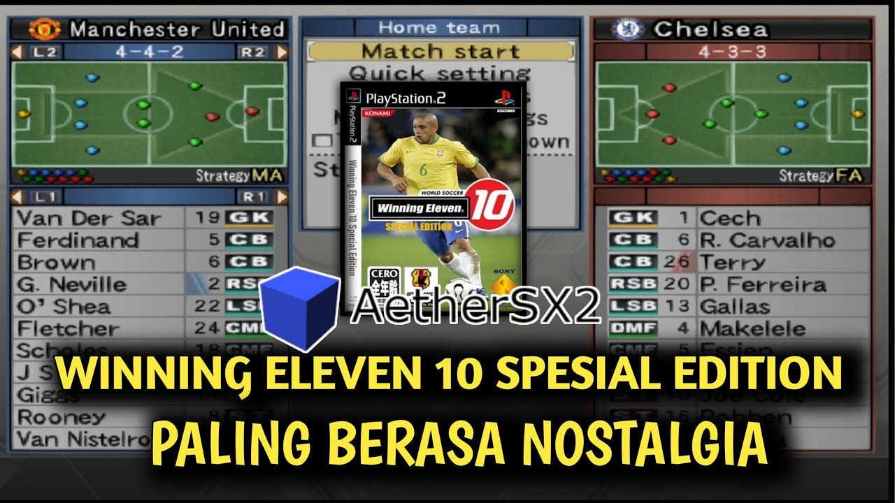 SPESIAL EDITION - Winning ELEVEN 2010 Spesial Edition Paling lancar DI EMULATOR AESTHERSX2 ANDROID