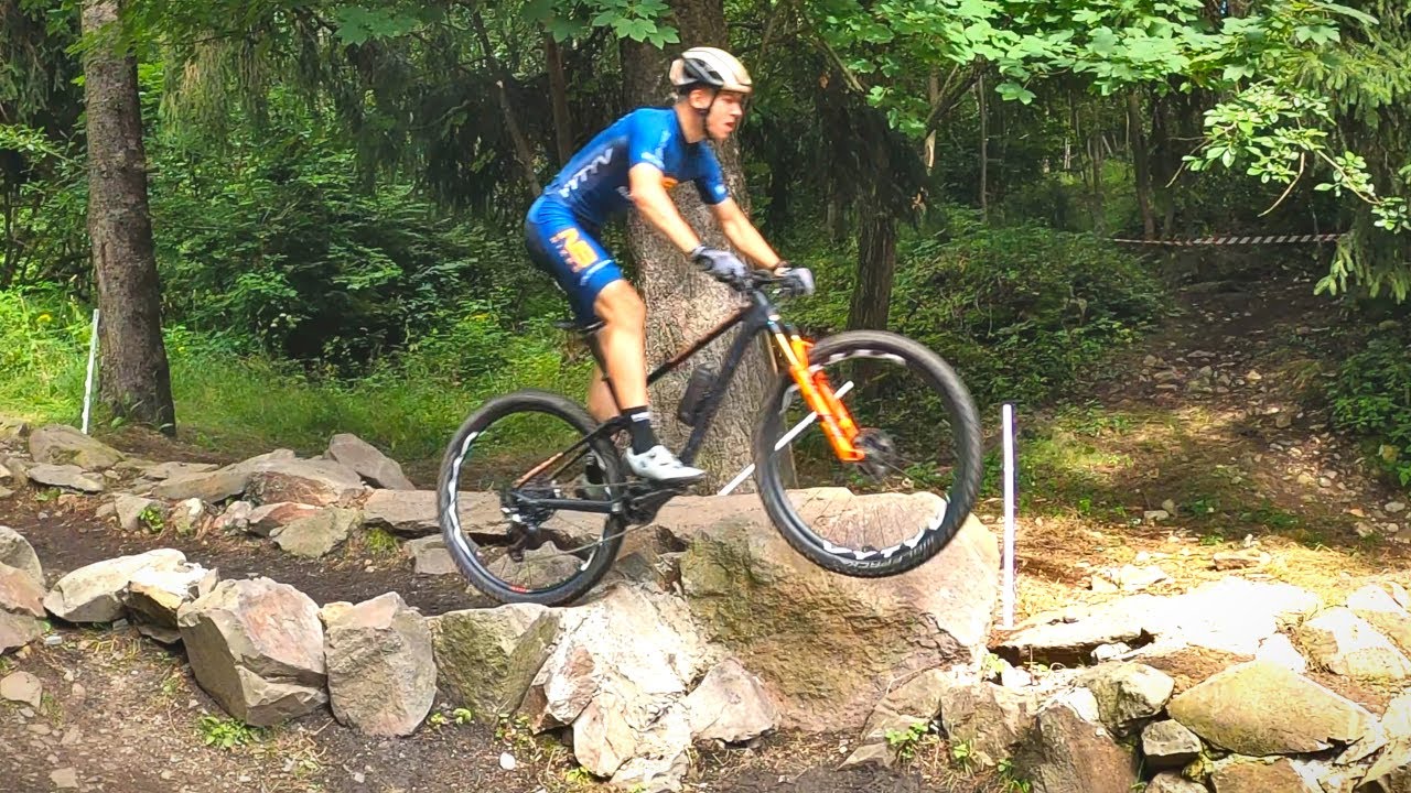 Analiza rockgardena na trasie Mistrzostw Polski XCO 2021