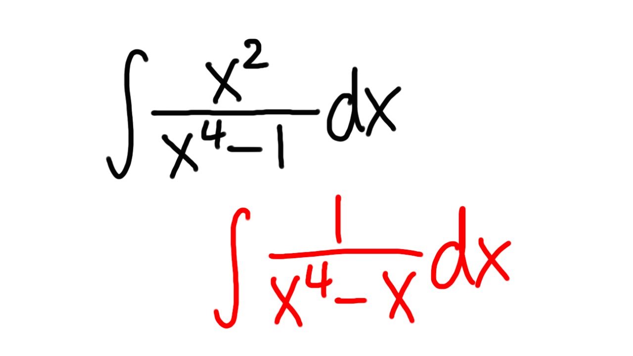 Calculus 2: how to NOT do partial fractions for the integrals (2 examples)