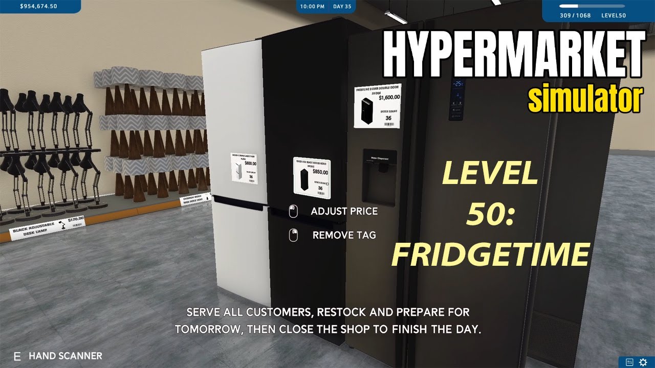 Hypermarket Simulator - S1E8 : LEVEL 50 : FRIDGETIME