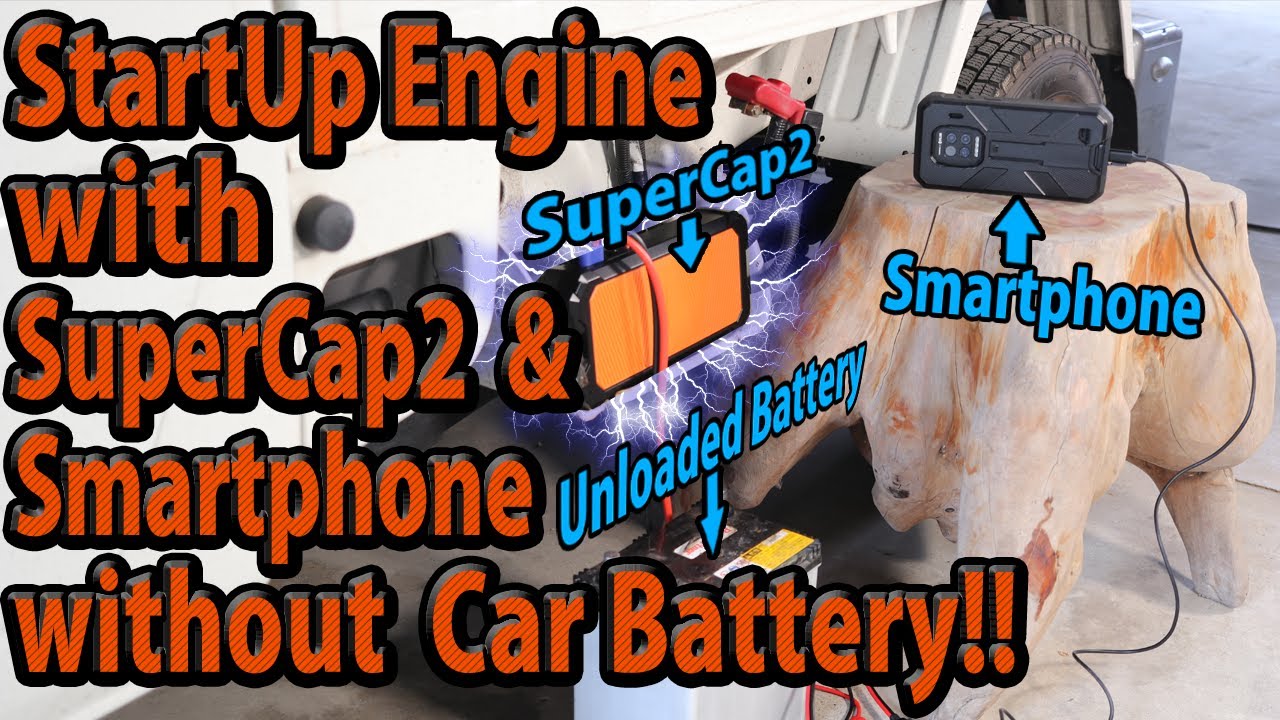 StartUp Engine with Autowit SuperCap2 & Smartphone without Car Battery [you can download Manual]