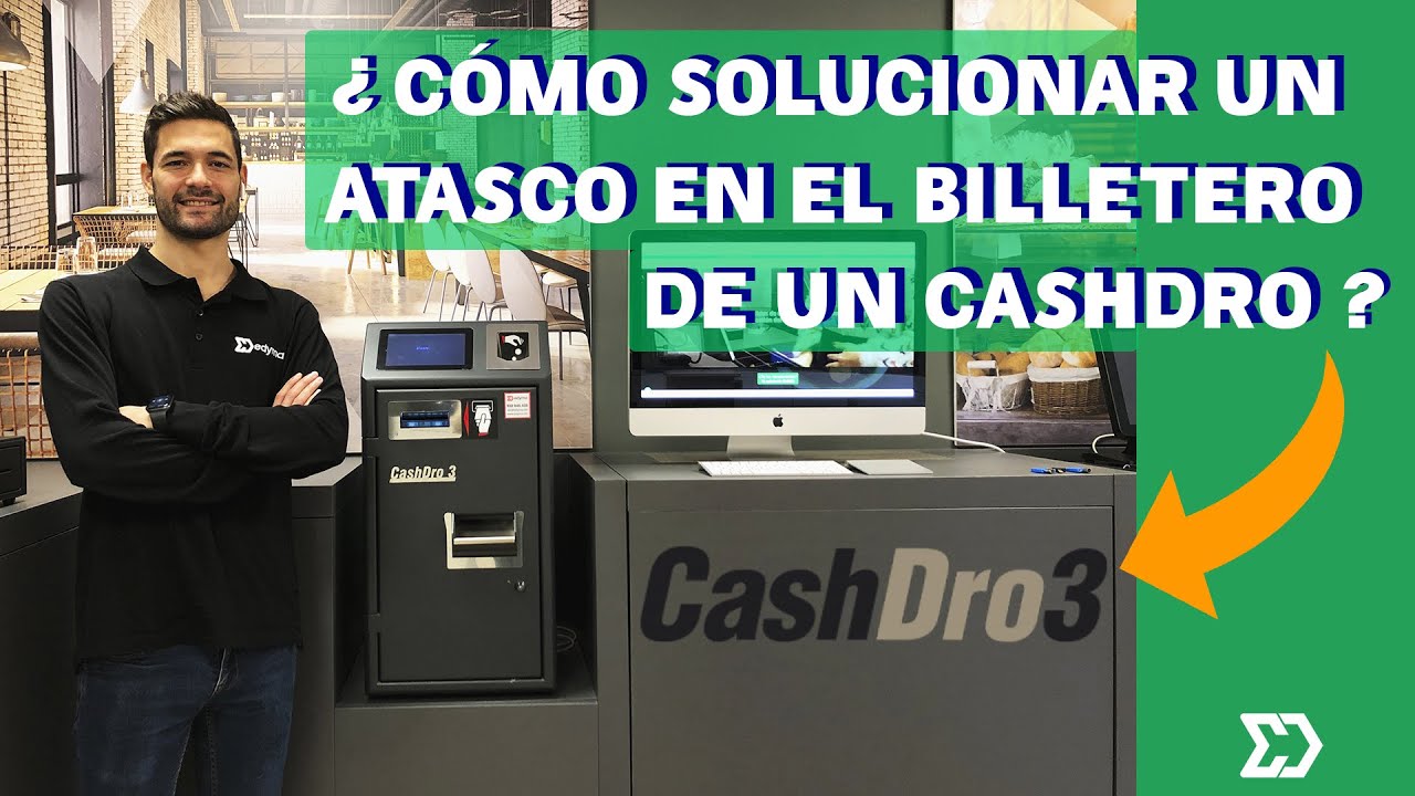 ¿Cómo solucionar un atasco en el billetero de un Cashdro 3?