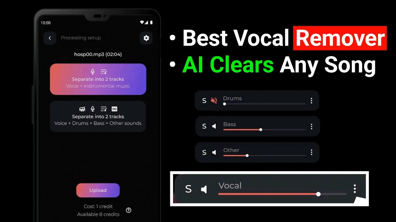 Unmix AI Vocal Remover | Remove Vocals & Make Karaoke Tracks 