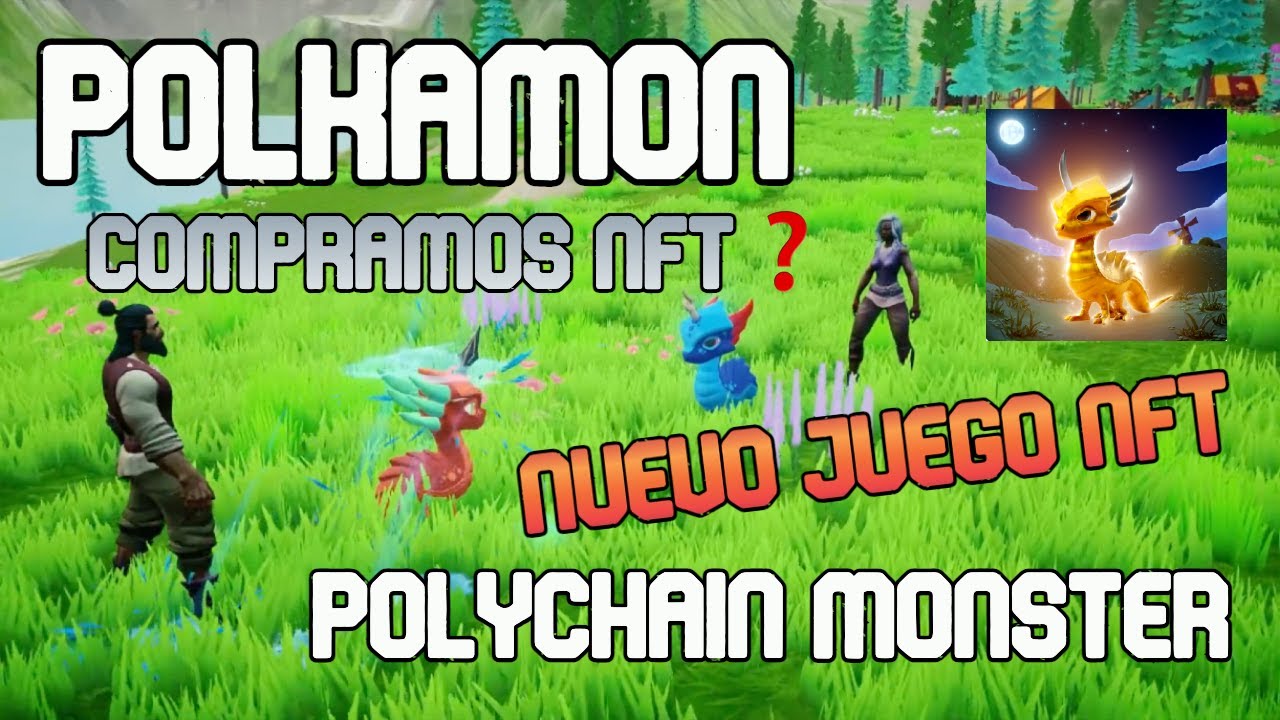POLKAMON 🐲 nuevo juego NFT POLYMON WORLD 🤩 Compramos 3 polymonsters y los metemos en stacking.