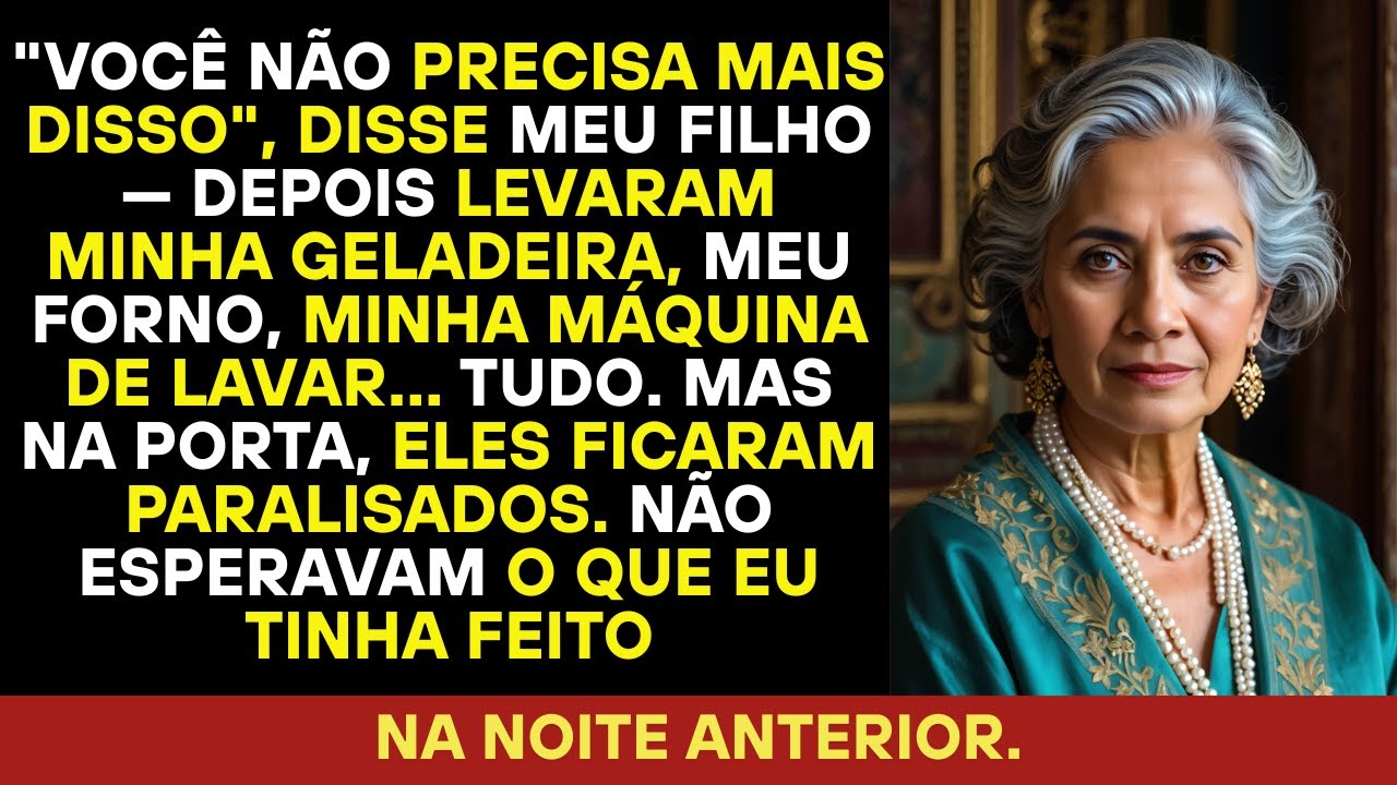 Meu filho e a esposa chegaram com um caminhão — e levaram todos os eletrodomésticos da minha casa.