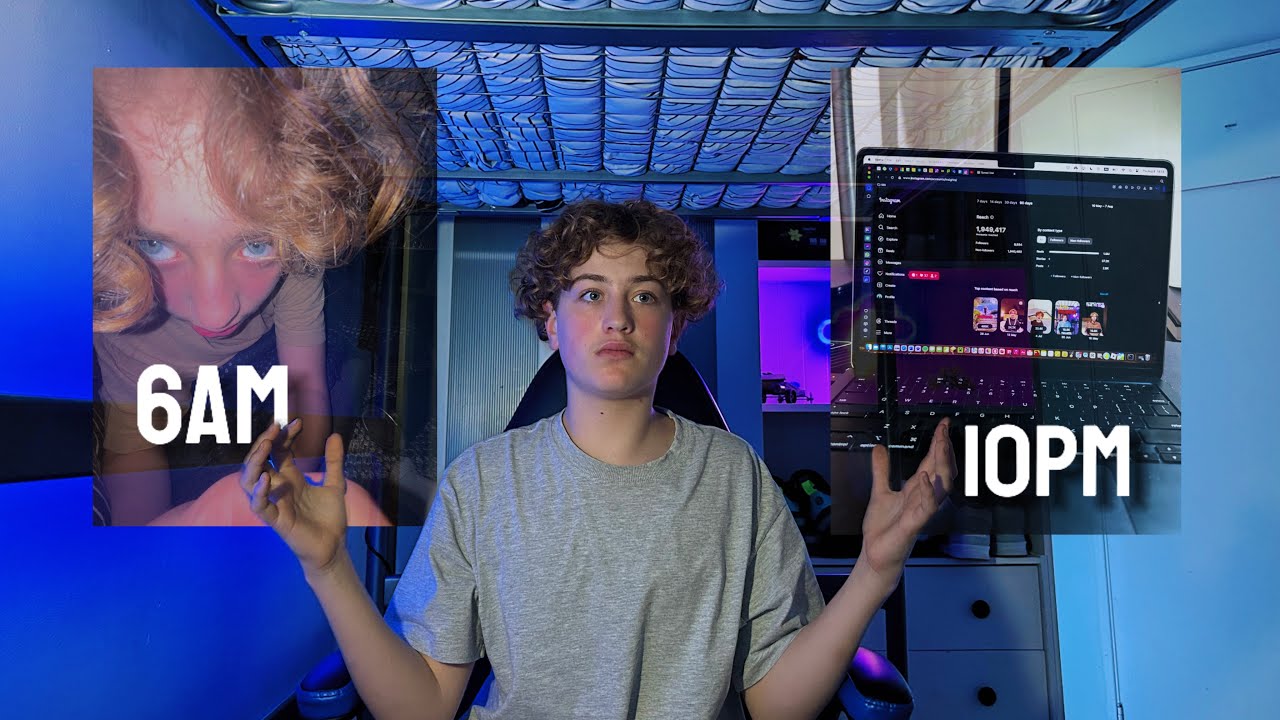 Day In a Life Of a 14 Year Old Content Creator