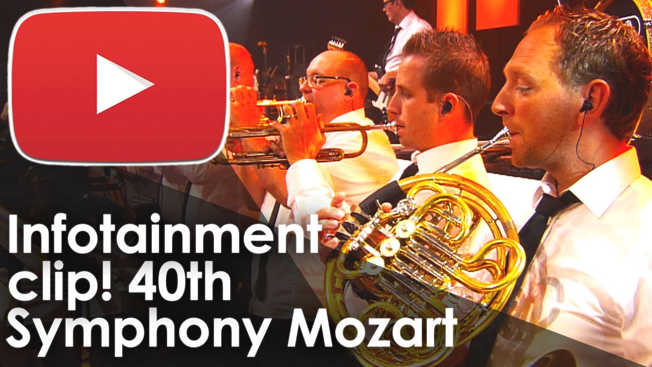 Infotainment clip! 40th Symphony Mozart - The Maestro &The European Pop Orchestra (Live Music Video)