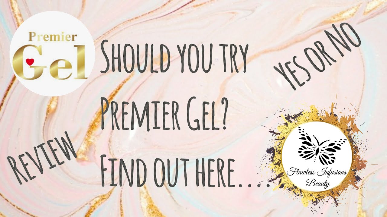 Premier Gel // Rubber Base // Builder Gel // Top Coat // Results // Better & stronger than acrylic /