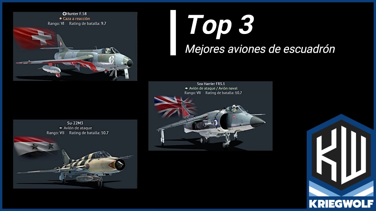 Aviones de escuadrón | War Thunder