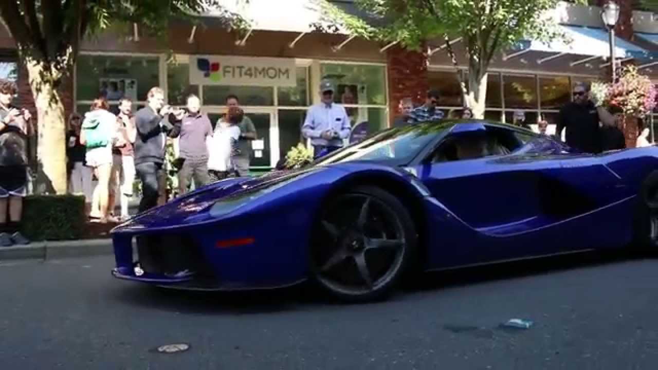 Blue LaFerrari Startup & Enzo close call | Over $50 Million Ferrari Collection!  | RTC Exotics