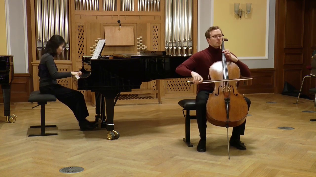 Timothy Hopkins performs Scherzo Tarantelle on the Cello