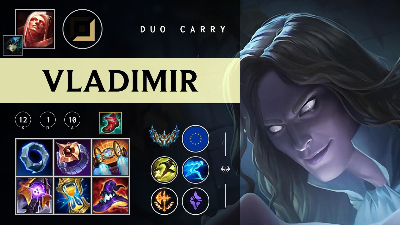 Vladimir Carry vs Caitlyn - EUW Challenger Patch 26.03