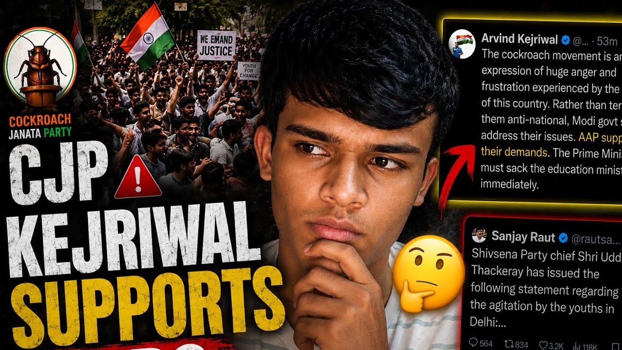 CJP Gets kejriwal support? #cjp #protest #bjp #aap 