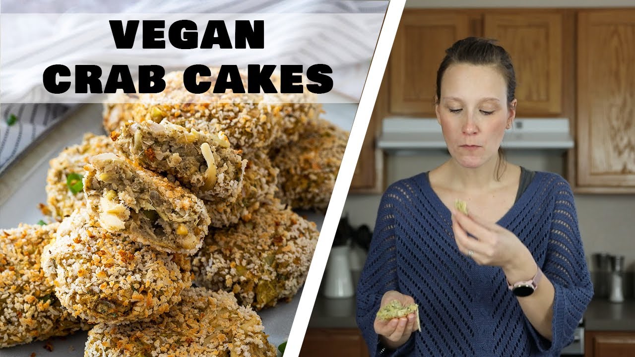 Vegan crab cakes with hearts of palm and artichoke  (oil free)