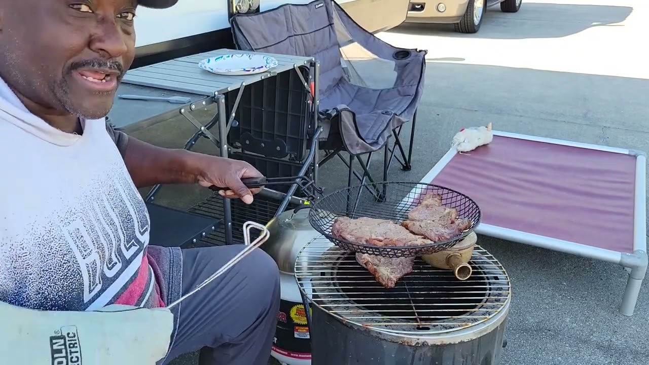 Big Easy Turkey Fryer 3 Steaks Cooked 3 Ways