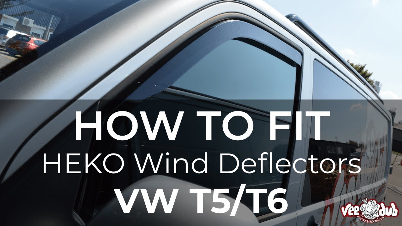 How to fit VW T5/T6 HEKO wind deflectors