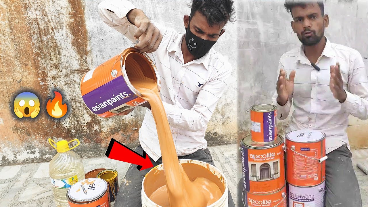 How to | 😱 touchwood ( G brown 🟤 | G Yellow🟡 ) Mixing Karke Wood Polish Colour Kaise Banaen 2023