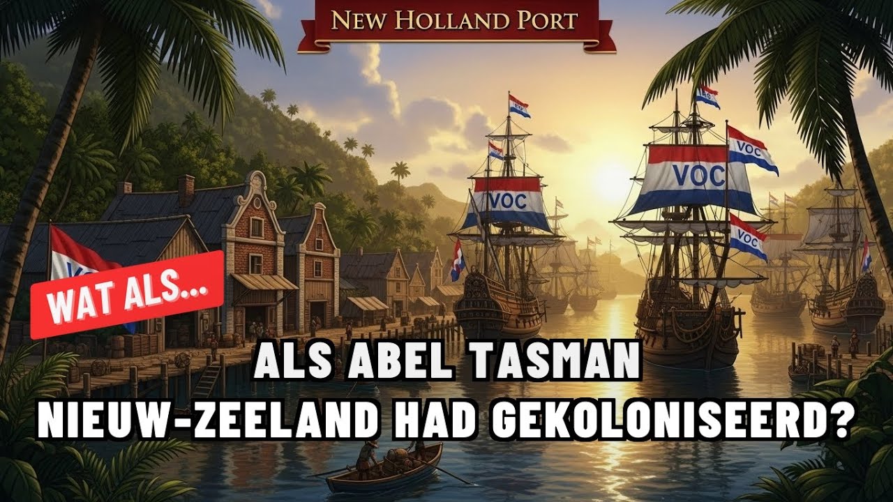 Wat als Abel Tasman Nieuw-Zeeland had gekoloniseerd?