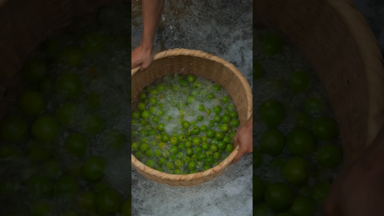 Green Plum Magic Jam & Juice Made Naturally #shorts
