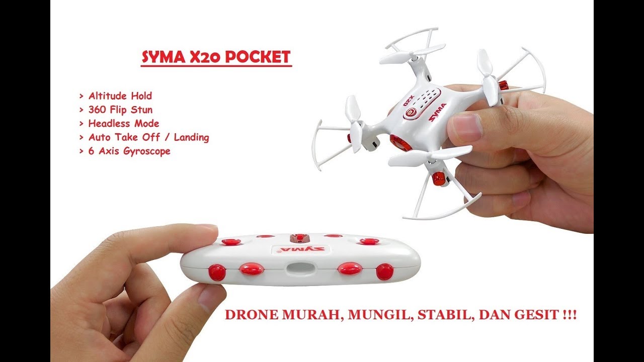 Drone Syma X20 Pocket | Drone Murah Buat Pemula!