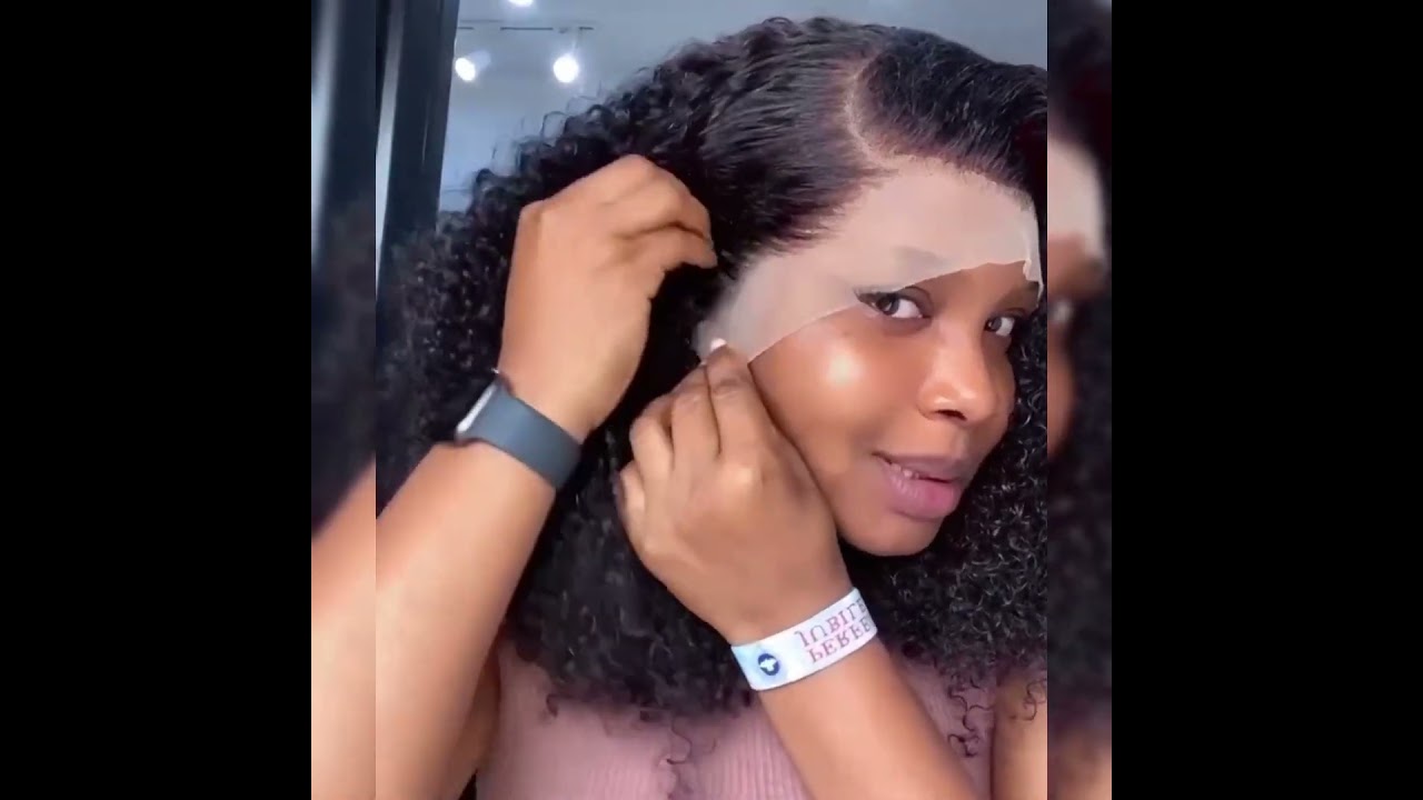 BAISI HAIR FR T PART LACE PERRUQUE BOUCL&Eacute;E CURLY EN 100% CHEVEUX HUMAINS