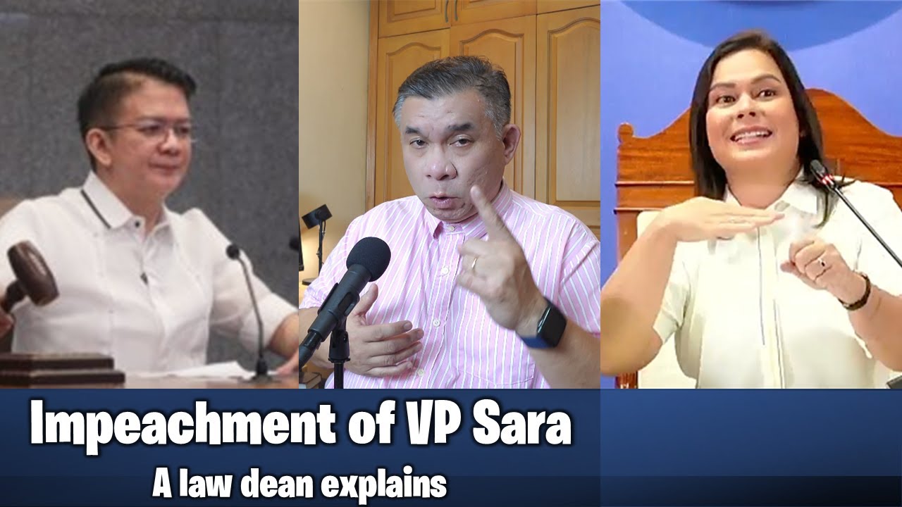 The Impeachment case of VP Sara Duterte. A law dean explains