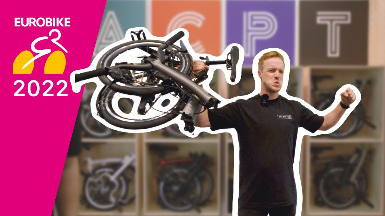Edel, leicht, praktisch & aus TITAN! - BROMPTON T-Line und P-Line Electric auf der Eurobike 2022
