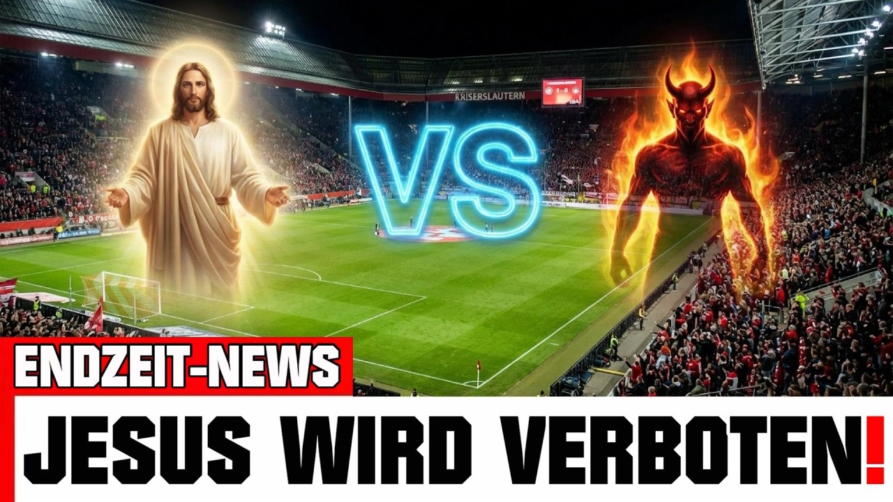Endzeit im Stadion: Okkulte Rituale f&uuml;r den Teufel & Jesus wird verboten!