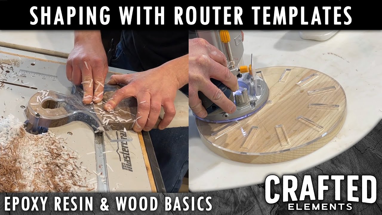Epoxy Resin & Wood Basics Series - Router Templates (Part 8/11)