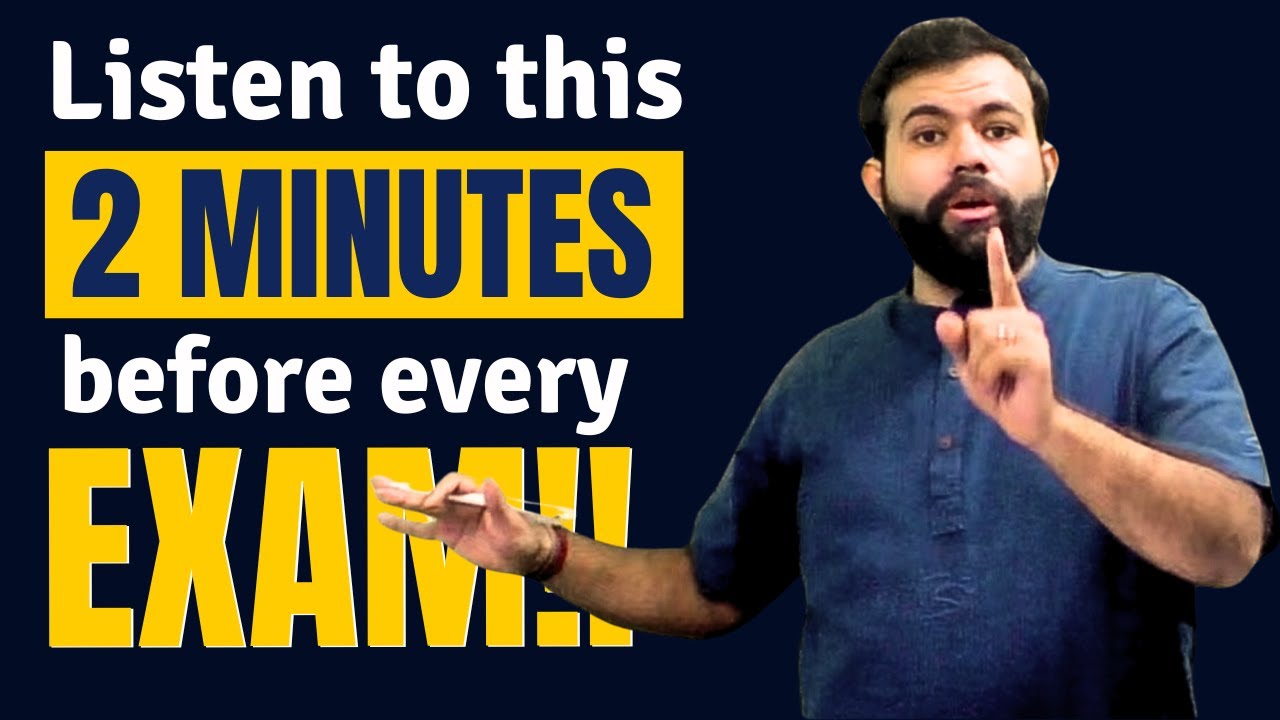 URGENT: Listen to this 2 MINUTES video before your exam! || Must watch for all students 