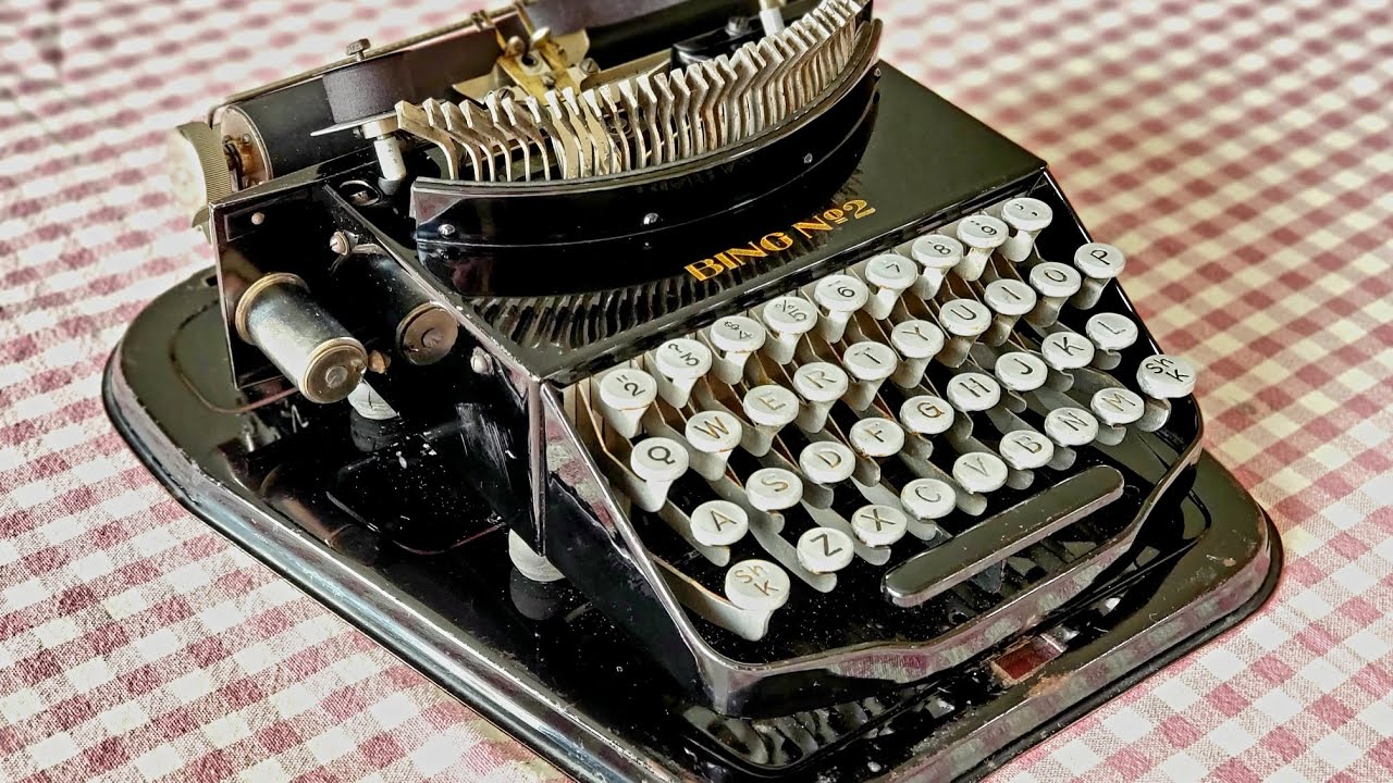 1920's Bing No.2 Portable Typewriter